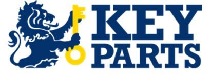 Комплект тормозных колодок, дисковый тормоз KEY PARTS KBP1777